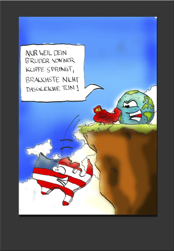 Cartoon: Erziehung (medium) by weinblatt tagged politik,karrikatur,witzig