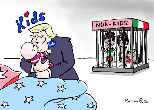 Kinderliebe Trump