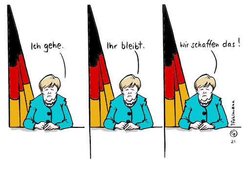 Merkel geht