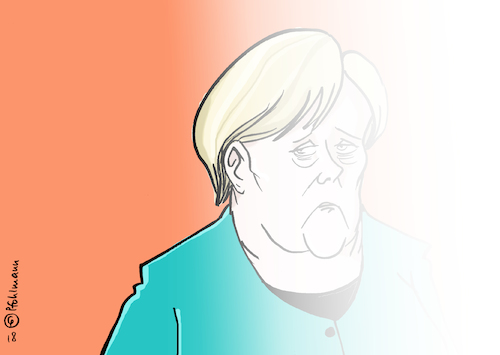 Merkel verblasst