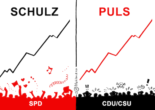 Cartoon: Schulz-Puls (medium) by Pfohlmann tagged karikatur,cartoon,2017,color,farbe,deutschland,bundestagswahl,wahlkampf,schulz,spd,aufwind,umfragen,vorsprung,erfolg,cdu,csu,union,kandidat,kanzlerkandidat,aufbruch,puls,blutdruck,angst,nervosität,kurve,karikatur,cartoon,2017,color,farbe,deutschland,bundestagswahl,wahlkampf,schulz,spd,aufwind,umfragen,vorsprung,erfolg,cdu,csu,union,kandidat,kanzlerkandidat,aufbruch,puls,blutdruck,angst,nervosität,kurve