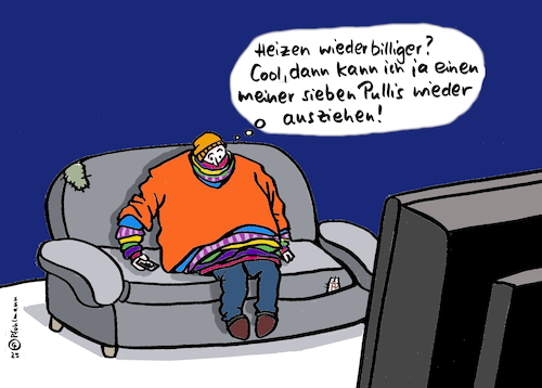 Cartoon: Sieben Pullis (medium) by Pfohlmann tagged heizung,heizen,winter,kälte,sparen,heizkosten,preise,erdöl,erdgas,pullover,pulli,frieren,armut,lebenshaltungskosten,heizung,heizen,winter,kälte,sparen,heizkosten,preise,erdöl,erdgas,pullover,pulli,frieren,armut,lebenshaltungskosten