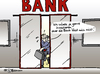 Cartoon: Kreditklemme (small) by Pfohlmann tagged kreditklemme,bank,bankenkrise,finanzkrise,kredit,kreditinstitut,mittelstand,wirtschaftskrise,unternehmer,investition,investieren