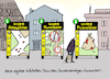 Cartoon: Löcherdisplays (small) by Pfohlmann tagged sondervermögen,bundesregierung,finanzen,haushalt,infrastruktur,kommunen,dorf,stadt,funklöcher,funkloch,haushaltsloch,schlagloch,straßen,brücken,digitalisierung,kreditaufnahme,kredite,klingbeil,zweckentfremdung,geld,displays,infotafel,bürgerfreundlich,transparenz