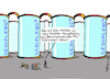 Cartoon: Massensedierung (small) by Pfohlmann tagged corona,pandemie,vorsorge,katastrophenschutz,vorrat,medikamente,bundesregierung,arznei,masken,lager,schutzmasken,mundschutz,medizin