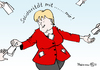 Cartoon: Merkel-Soli (small) by Pfohlmann tagged karikatur,cartoon,color,farbe,2013,deutschland,merkel,bundeskanzlerin,solidaritätszuschlag,soli,solidarpakt,neue,bundesländer,alte,aufbau,ost,west,hilfe,solidarität,geld,steuer,steuern
