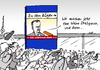 Cartoon: Streikpause (small) by Pfohlmann tagged karikatur,cartoon,2015,color,farbe,deutschland,lokführer,weselsky,bahn,pause,streikpause,fahrgäste,kunden,bahnfahrer,pendler,deutsche,streik,gewerkschaft,lokführergewerkschaft,gdl