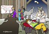 Cartoon: The Krippen-Kings (small) by Pfohlmann tagged weihnachten heilige drei könige krippe jesus maria josef stall ochse esel finanzkrise boni manager bankenkrise