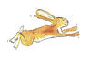 Cartoon: Hase Osterhase (small) by sabine voigt tagged hase,osterhase,ostern,einer,kaninchen,haustier,glauben,frühling