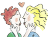 Cartoon: lesben liebe paar (small) by sabine voigt tagged lesben,liebe,paar,homosexuell,gay,gleichberechtigung,heirat,gender,toleranz