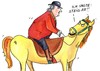 Cartoon: reiten reiter (small) by sabine voigt tagged reiten,reiter,pferd,turnier,wettkampf,club,jagt
