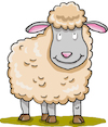 Cartoon: Schaf wolle (small) by sabine voigt tagged schaf,wolle,stricken,bauernhof,hirte,tier,nutztier