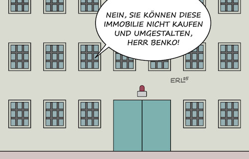 Cartoon: Benko (medium) by Erl tagged politik,österreich,immobilien,signa,rene,benko,insolvenz,verheimlichung,vermögen,untersuchungshaft,gefängnis,karikatur,erl,politik,österreich,immobilien,signa,rene,benko,insolvenz,verheimlichung,vermögen,untersuchungshaft,gefängnis,karikatur,erl