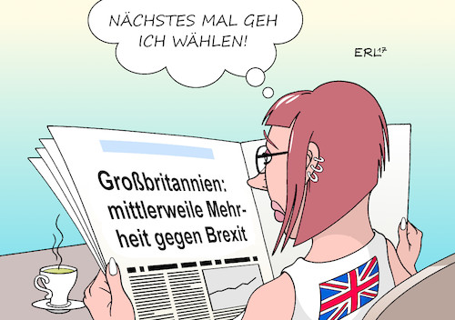 Cartoon: Brexit (medium) by Erl tagged brexit,brexit