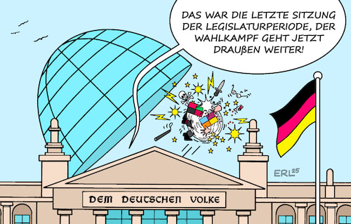 Cartoon: Bundestag (medium) by Erl tagged politik,bundestag,sitzung,legislaturperiode,debatte,wahlkampf,karikatur,erl,politik,bundestag,sitzung,legislaturperiode,debatte,wahlkampf,karikatur,erl