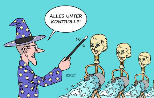 Cartoon: Der Zauberlehrling (medium) by Erl tagged politik,friedrich,merz,antrag,migration,zustimmung,afd,gefahr,brandmauer,zauberlehrling,goethe,besen,weidel,karikatur,erl,politik,friedrich,merz,antrag,migration,zustimmung,afd,gefahr,brandmauer,zauberlehrling,goethe,besen,weidel,karikatur,erl