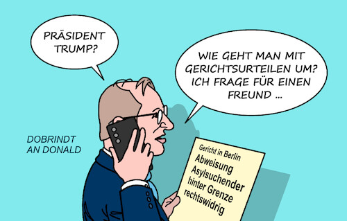 Dobrindt an Donald