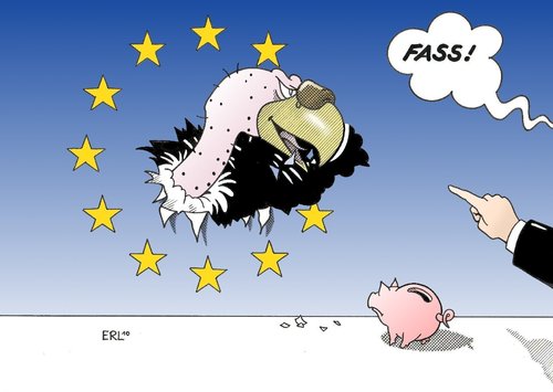 Cartoon: EU-Gipfel (medium) by Erl tagged eu,gipfel,europa,sparen,sparschwein,schulden,eu,gipfel,europa,sparen,sparschwein,schulden