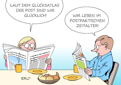 Glücksatlas der Post