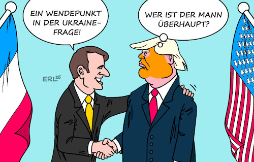 Macron bei Trump