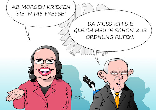 Nahles und Schäuble