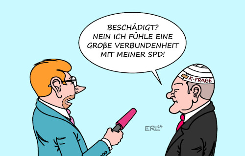 Cartoon: Scholz (medium) by Erl tagged politik,ampel,aus,neuwahlen,spd,diskussion,kandidat,scholz,pistorius,schaden,frage,karikatur,erl,politik,ampel,aus,neuwahlen,spd,diskussion,kandidat,scholz,pistorius,schaden,frage,karikatur,erl