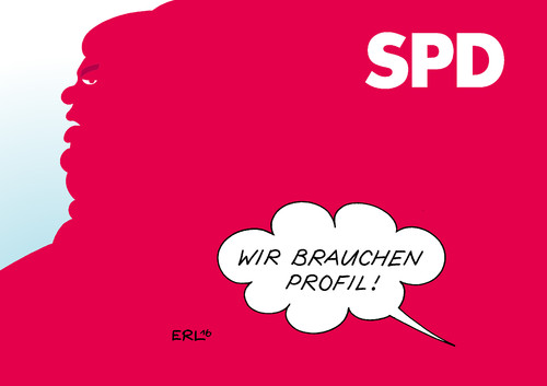 Cartoon: SPD-Profil (medium) by Erl tagged spd,partei,parteitag,klein,umfragen,umfragetief,profil,sigmar,gabriel,sozial,karikatur,erl,spd,partei,parteitag,klein,umfragen,umfragetief,profil,sigmar,gabriel,sozial,karikatur,erl