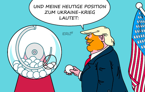 Cartoon: Trump-Lotto (medium) by Erl tagged politik,usa,trump,position,ukraine,unberechenbar,lotto,lotterie,russland,putin,krieg,karikatur,erl,politik,usa,trump,position,ukraine,unberechenbar,lotto,lotterie,russland,putin,krieg,karikatur,erl