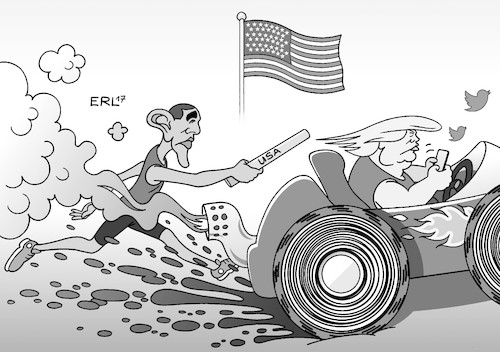 USA Stabübergabe