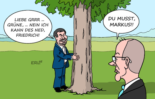 Cartoon: Wiedergutmachung (medium) by Erl tagged politik,cdsu,csu,spd,koalition,finanzen,schulden,grundgesetz,zustimmung,grüne,bashing,söder,baum,merz,karikatur,erl,politik,cdsu,csu,spd,koalition,finanzen,schulden,grundgesetz,zustimmung,grüne,bashing,söder,baum,merz,karikatur,erl