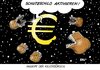 Cartoon: Angriff der Killerbörsen (small) by Erl tagged euro spekulation spekulanten angriff währungsunion euroraum schutzschild killer börse