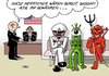 Cartoon: Asyl Gaddafi (small) by Erl tagged libyen,diktator,gaddafi,bürgerkrieg,einsatz,nato,usa,eu,überlegung,asyl,staat,herrscher,außerirdischer,alien,teufel