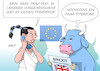 Cartoon: Brexit-Verhandlungen (small) by Erl tagged brexit,austritt,großbritannien,vereinigtes,königreich,gb,uk,eu,verhandlungen,strategie,neuregelung,parallel,nacheinander,bestrafung,pferdefuß,europa,stier,premierministerin,theresa,may,karikatur,erl