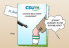 Cartoon: CSU-Pläne (small) by Erl tagged csu,partei,bayern,kritik,merkel,cdu,sozialdemokratisch,konservativ,links,rechts,konkurrenz,afd,pläne,wahlkampf,bundesweit,kanzlerkandidat,seehofer,abgrenzung,schuss,knie,lederhose,karikatur,erl