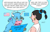 Cartoon: Dealmaker (small) by Erl tagged politik,handel,deal,handelsdeal,eu,usa,zölle,zollfreiheit,europa,stier,dealmaker,trump,iran,straße,hormus,karikatur,erl