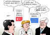 Cartoon: Erdogan (small) by Erl tagged türkei,ministerpräsident,erdogan,grubenunglück,protetste,twitter,facebook,sperrung,gezi,park,auftritt,deutschland,köln,wahlkampf,präsidenschaftswahl,europawahl,gabriel,merkel,seehofer