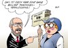 Cartoon: EU Fasching (small) by Erl tagged eu,haushalt,parlament,trick,verkleidung,karneval,fastnacht,fasching,hausfrau,solide,protest,ablehnung,martin,schulz