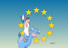 Cartoon: Frankreichwahl I (small) by Erl tagged frankreich,wahl,präsidentschaftswahl,präsident,präsidentin,emmanuel,macron,en,marche,neoliberalismus,europafreundlich,marine,le,pen,rechtsextremismus,rechtspopulismus,nationalismus,rassismus,europafeindlich,euro,eu,austritt,ende,angst,schicksalswahl,europa,stier,abhängigkeit,sterne,karikatur,erl