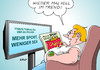 Cartoon: Freizeit (small) by Erl tagged freizeit,verhalten,studie,monitor,sozialkontakte,medien,fernsehen,sport,sex,trend,chips,bier,fernsehzeitung,programm,karikatur,erl
