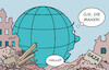 Cartoon: Gaza (small) by Erl tagged politik,nahost,krieg,israel,iran,erde,welt,vergessen,gaza,karikatur,erl