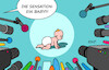 Cartoon: Geburtenrate (small) by Erl tagged politik,gesellschaft,kind,kinder,eltern,geburtenrate,niedrig,baby,seltenheit,sensation,karikatur,erl