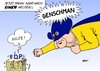 Cartoon: Genschman (small) by Erl tagged fdp,wahl,berlin,desaster,debakel,vorsitz,rösler,euro,schulden,krise,griechenland,populismus,klientelpartei,rettung,genscher,genschmann,partei,größe,schwergewicht,exvorsitzender