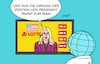 Cartoon: Glücksspiel (small) by Erl tagged politik,nahost,krieg,israel,iran,präsident,trump,usa,eingreifen,verhandlungen,position,wechselhaft,glücksspiel,lotto,karikatur,erl
