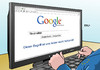 Cartoon: Google (small) by Erl tagged google,suchmaschine,internet,konzern,macht,weltmacht,neutralität,netz,eu,europa,perlament,zerschlagung,karikatur,erl
