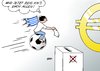 Cartoon: Griechenland (small) by Erl tagged griechenland,wahl,krise,euro,schulden,hilfsgelder,eu,em,fußball,europameisterschaft,viertelfinale,selbstbewusstsein