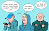 Cartoon: Harvard (small) by Erl tagged politik,bildung,usa,trump,verbot,studierende,ausland,uni,harvard,rechtsextremismus,deutschland,jugendliche,karikatur,erl