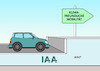 Cartoon: IAA I (small) by Erl tagged politik,verkehr,auto,automobil,ausstellung,messe,iaa,altetrnative,antriebe,emobilität,elektroauto,wasserstoff,klima,klimawandel,klimaneutralität,co2,klimafreundlich,mobilität,karikatur,erl