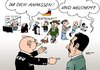 Cartoon: Integration (small) by Erl tagged integration,migration,kultur,deutschland,vielfalt,bürger,gesellschaft,ausländer,inländer,anpassung,cdu,leitkultur
