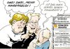Cartoon: Kindergeld (small) by Erl tagged cdu csu fdp schwarz gelb koalition verhandlung kindergeld erhöhung finanzierung haushaltsloch schulden defizitverfahren merkel westerwelle