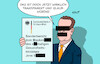 Cartoon: Maskenbericht (small) by Erl tagged politik,corona,masken,deal,gesundheitsminister,jens,spahn,verschwendung,steuergeld,bericht,geschwärzt,karikatur,erl
